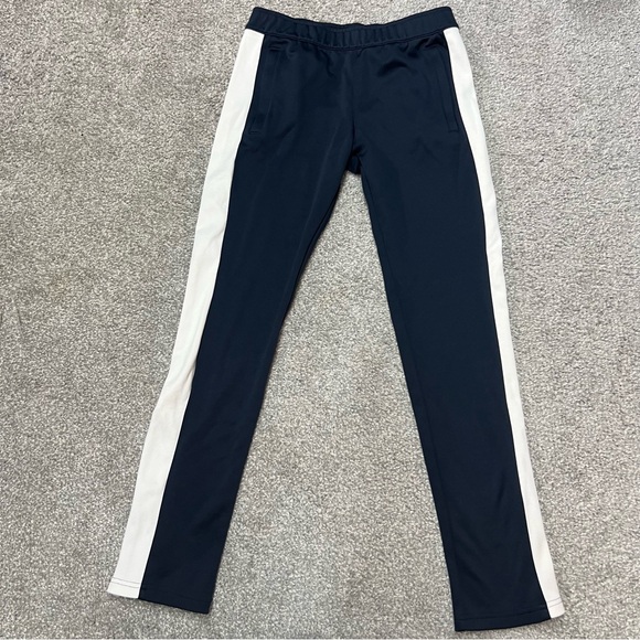 Tory Sport Other - Tory Burch Sport Sweatpants Women XS Blue White Athleisure Track Pants Ankle Zip